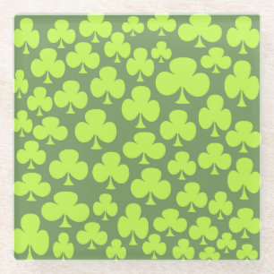 Clover Glass Coaster