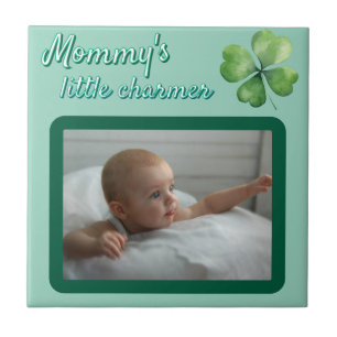 Clover Green Mummy's Little Charmer Tile