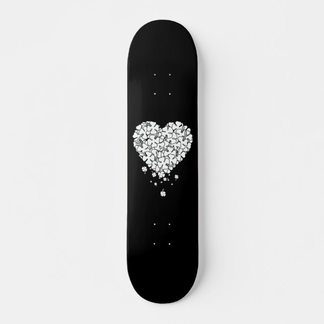 Clover Heart Skateboard (Front)
