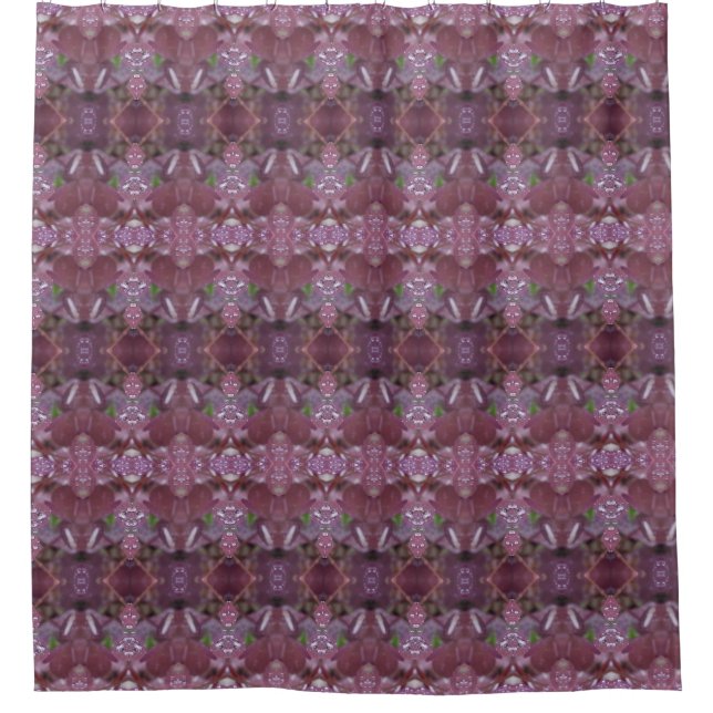 Clover Ikat 8 Shower Curtain (Front)