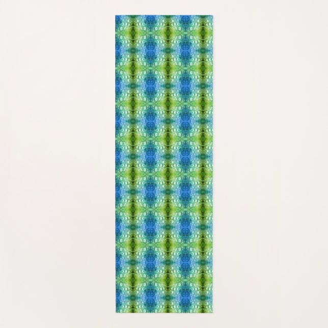 Clover Ikat 9 Yoga Mat (Front)