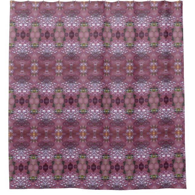 Clover Ikat Zen Shower Curtain (Front)