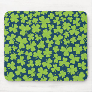 Clover Leaf Illustration Mouse Mat