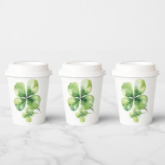 Clover leaf paper cups