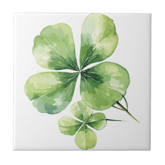 Clover leaf tile