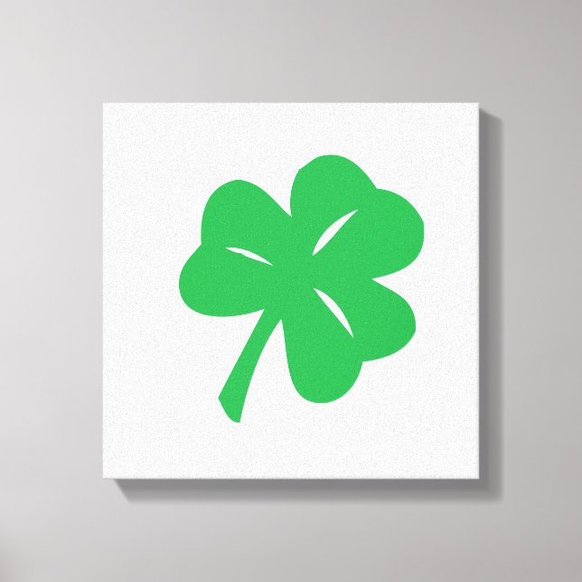 Clover Leaf Wrapped Canvas (Front)