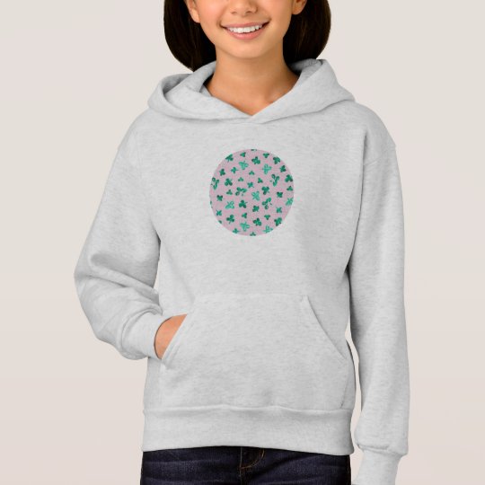 Clover Leaves Girls' Hoodie