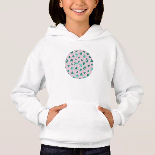 Clover Leaves Girls' Hoodie
