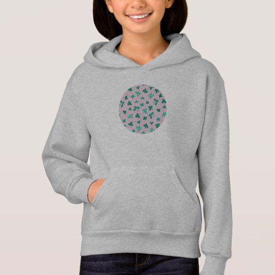 Clover Leaves Girls' Hoodie