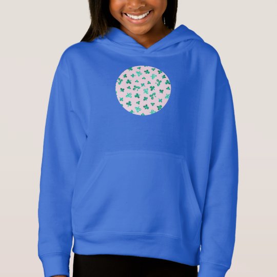 Clover Leaves Girls' Pullover Hoodie