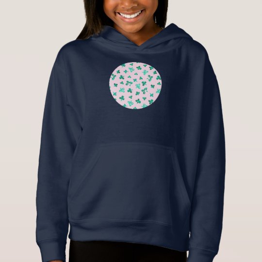 Clover Leaves Girls' Pullover Hoodie