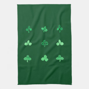 Clover Leaves Kitchen Towel
