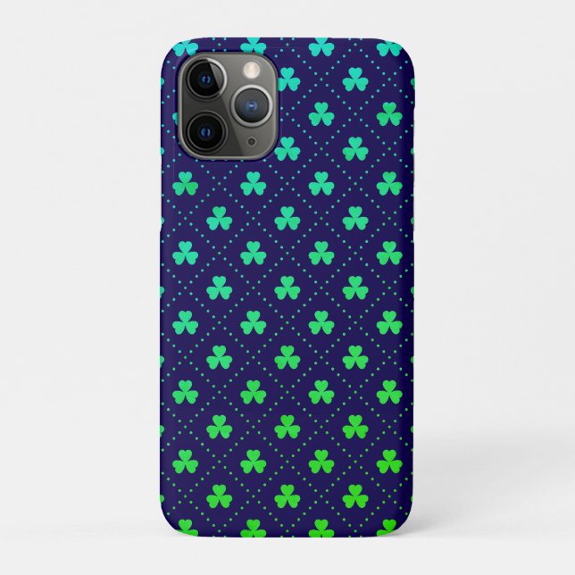 Clover Leaves St. Patrick's Day Pattern-53223 Case-Mate iPhone Case (Back)