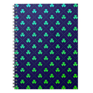 Clover Leaves St. Patrick's Day Pattern-53223 Notebook