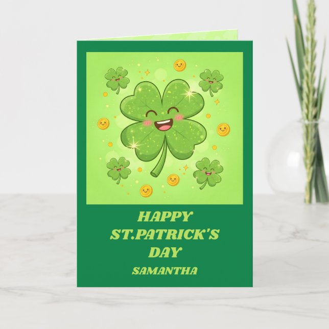 Clover Magic St. Patrick’s Day Card (Front)