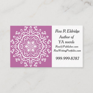 Clover Mandala Business Card