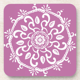 Clover Mandala Coaster