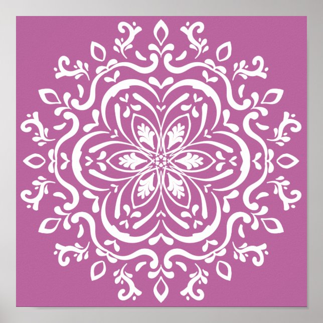 Clover Mandala Poster (Front)