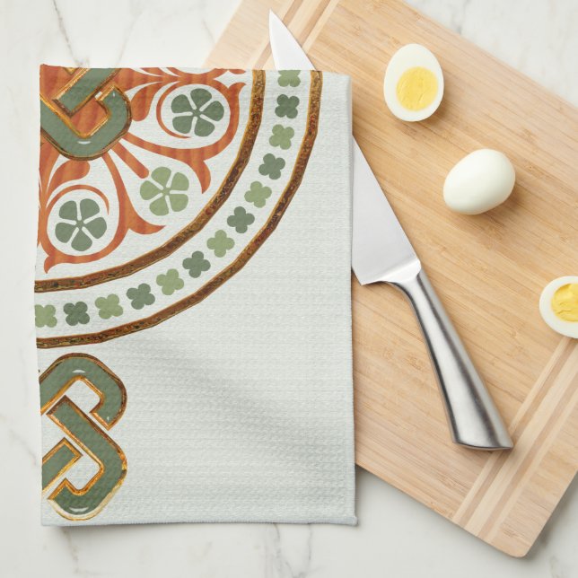 Clover Mandala Tea Towel (Quarter Fold)