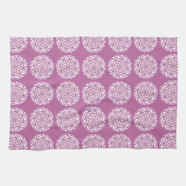 Clover Mandala Tea Towel (Horizontal)