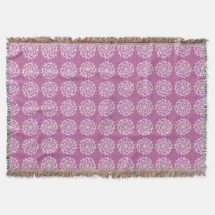 Clover Mandala Throw Blanket