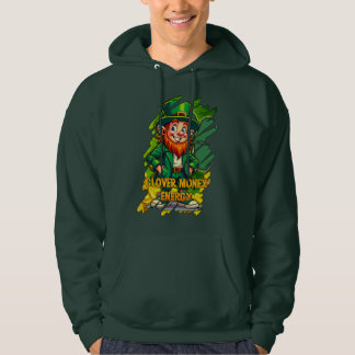 Clover Money Energy – Lucky Leprechaun - camiseta Hoodie