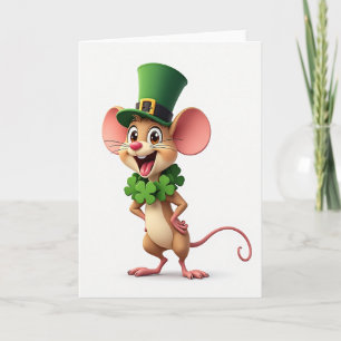 Clover Mouse Celebration Card