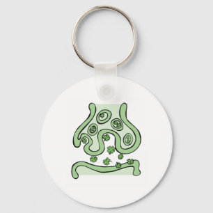 Clover Neurotransmitters Key Ring