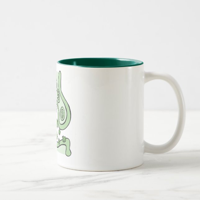 Clover Neurotransmitters Two-Tone Coffee Mug (Right)
