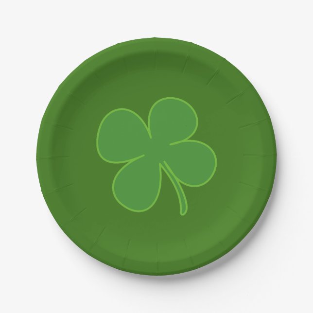 Clover Paper Plate (Front)