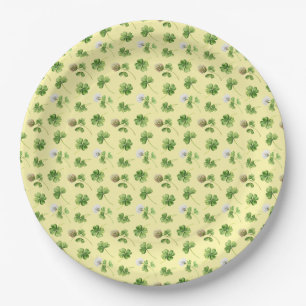 Clover Paper Plate