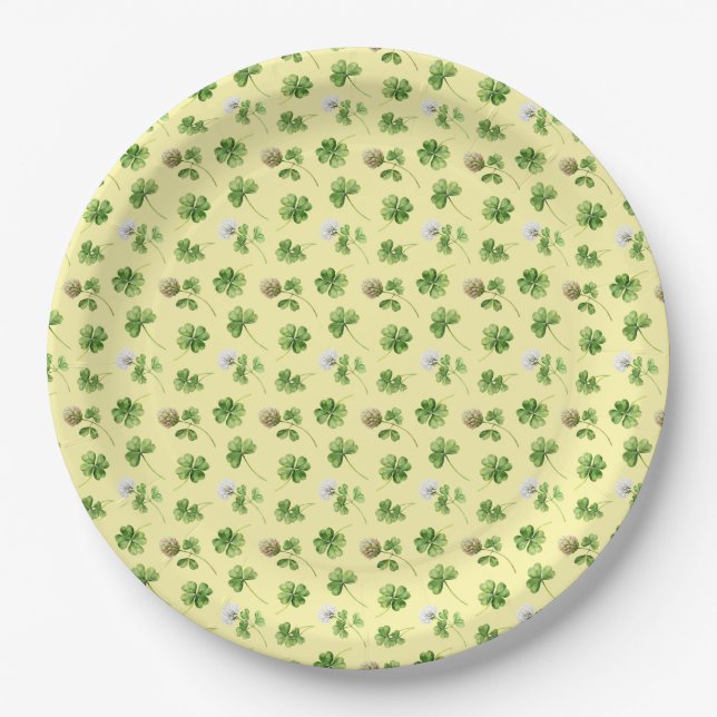 Clover Paper Plate (Front)