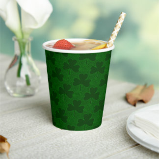 Clover Pattern Paper Cup