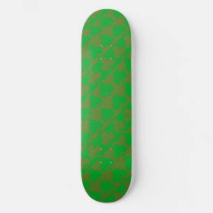 Clover Pattern Skateboard