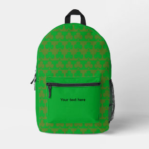 Clover Personalised Pattern Printed Backpack