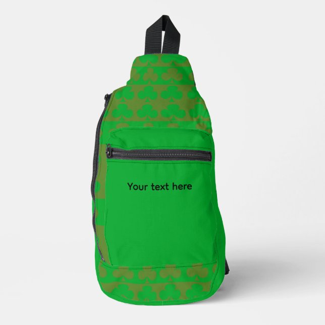 Clover Personalised Pattern Sling Bag (Front)