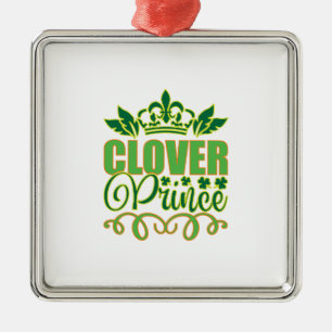 Clover Prince Metal Tree Decoration