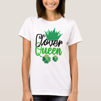 Clover Queen St Patrick’s Day Design-61105 Hoodie T-Shirt