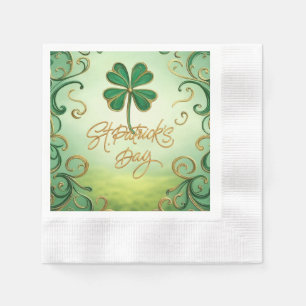 Clover Saint Patrick's Day Napkin