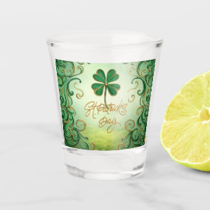 Clover Saint Patrick's Day Shot Glass