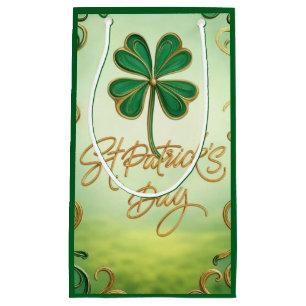 Clover Saint Patrick's Day Small Gift Bag