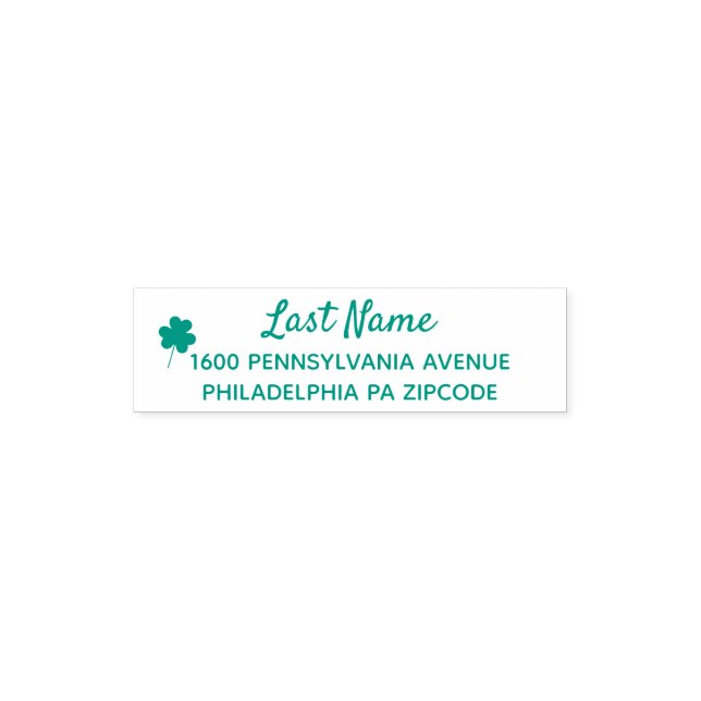 Clover Self-inking Stamp (Design)