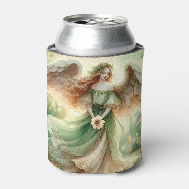 Clover Serenity Angel Can Cooler (Can Front)