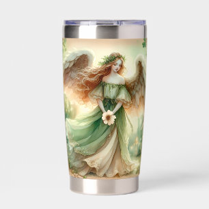 Clover Serenity Angel Insulated Tumbler