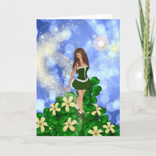 Clover - Shamrock Fairy Card