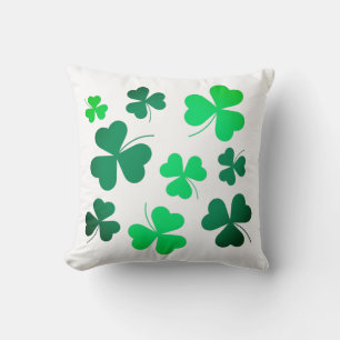 Clover Shamrock Irish Green Spring St Patricks Day Cushion