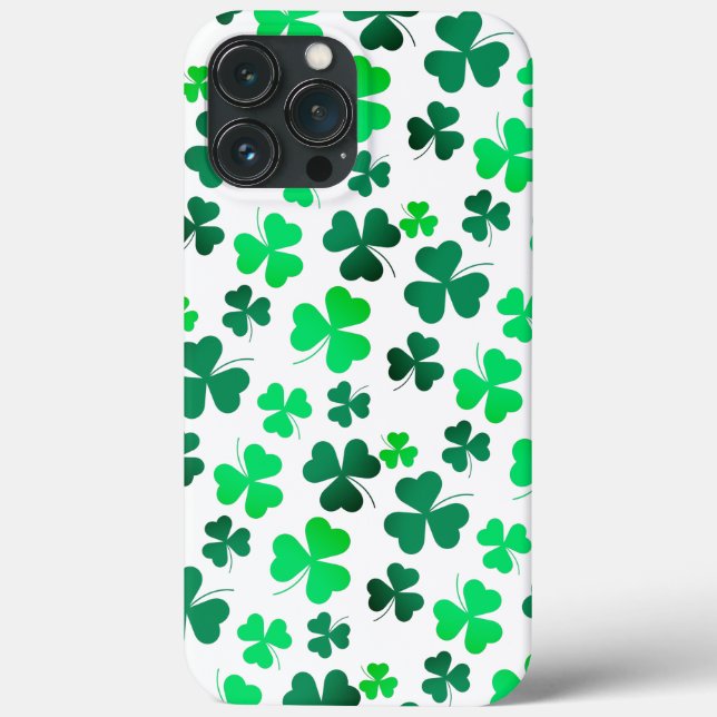 Clover Shamrock Leaf Irish Ireland St Patrick's Case-Mate iPhone Case (Back)