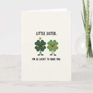 Clover Sisterhood Lucky Card