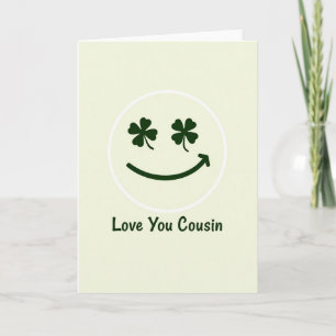 Clover Smile Love You Cousin Card