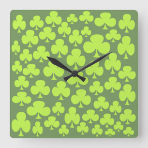 Clover Square Wall Clock